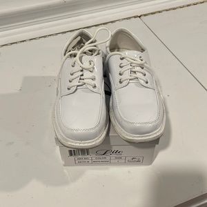 Youth white Dress Shoes